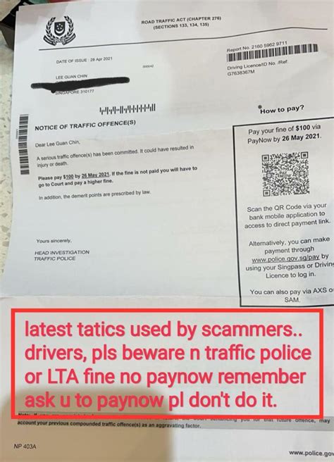 lta traffic offence|Enquire Fines and Notices .